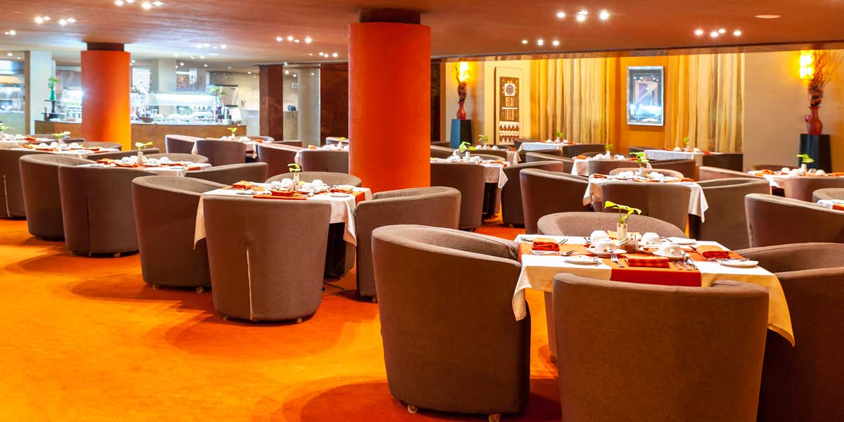 Speke Resort Convention Center nyanja restaurant interior